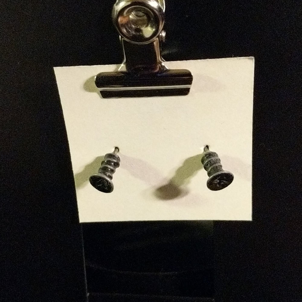 Vintage Grunge Y2K 90s Screw Earrings
